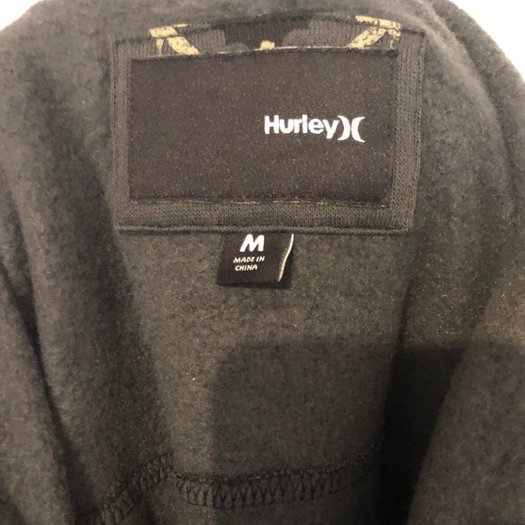 NEW w-tag MENS HURLEY Hoody ZipUp Sweatshirt Crew-MEDIUM- Nautical Boat Anchor - Picture 4 of 4